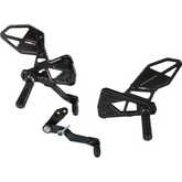 Rear Set Complete Blk Suz